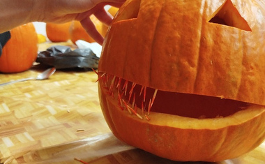 Podzimní tvoření v Azylovém domě sv. Anny