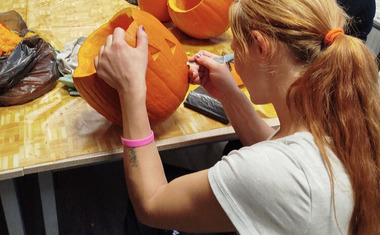 Podzimní tvoření v Azylovém domě sv. Anny